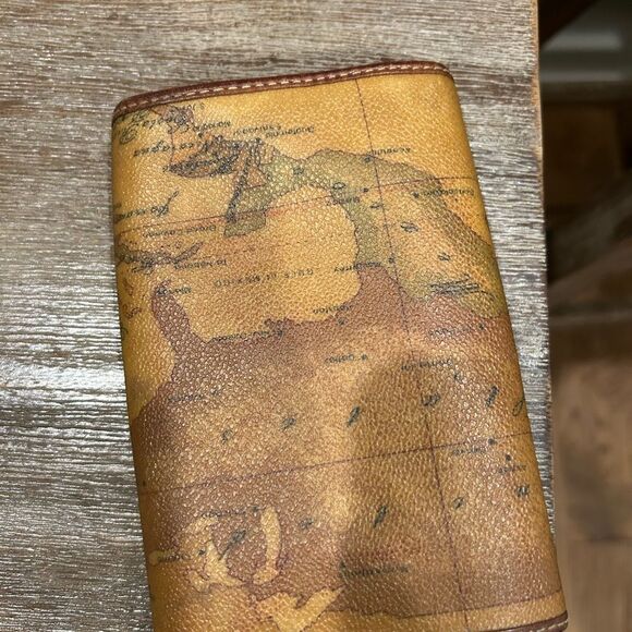 Alviero Martini 1 Classe 9324 wallet money clip geo natural large - Picture 6 of 8